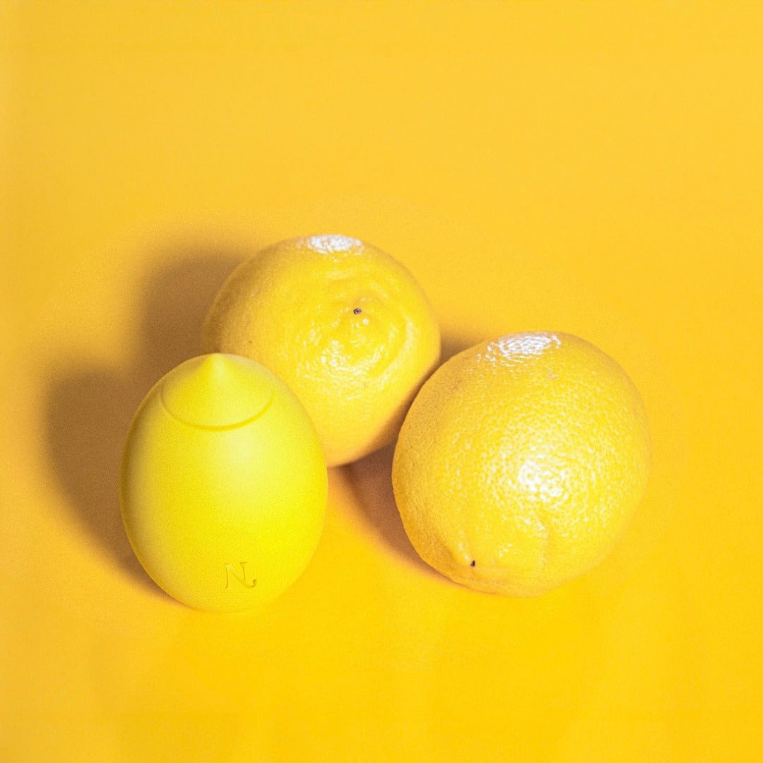 Lemon Clitoral Vibrator in hand